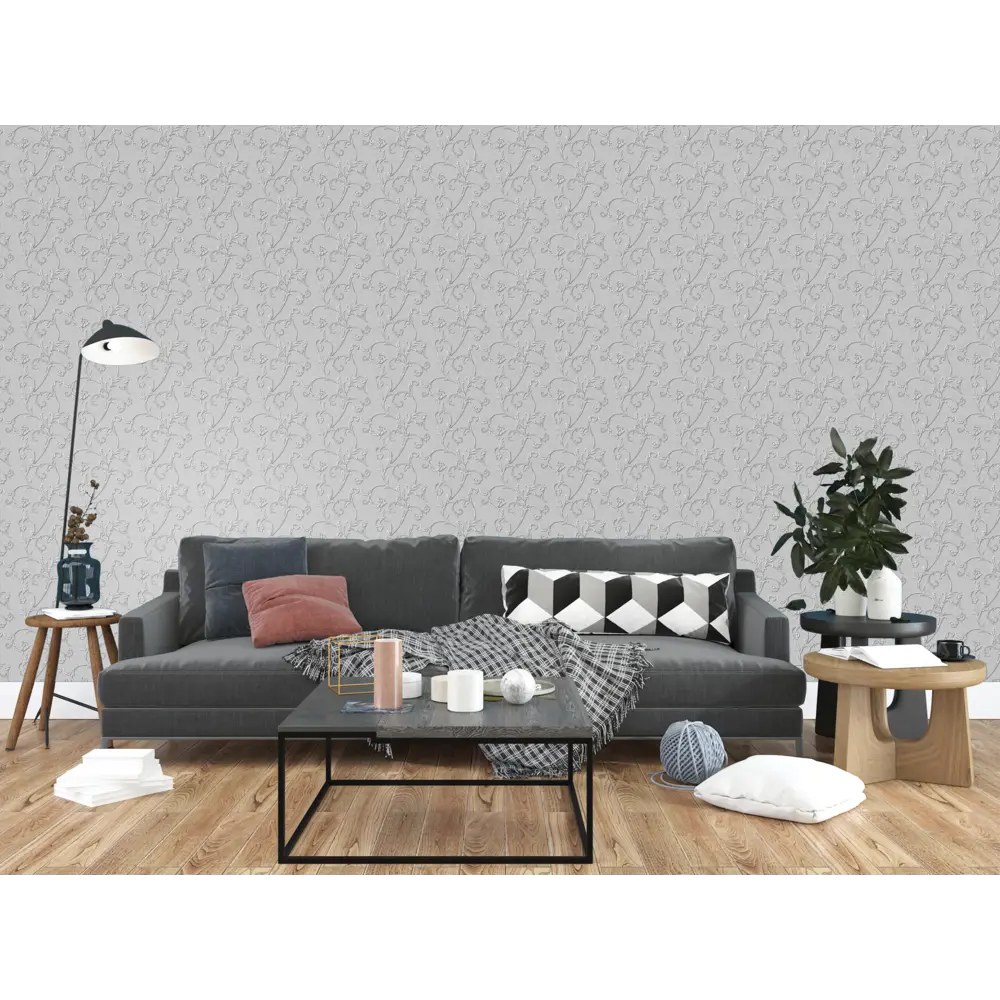 Обои флизелиновые Wallberry Афродита серые 1.06 м 91619 84659331 STLM-2089492 - Вид №2