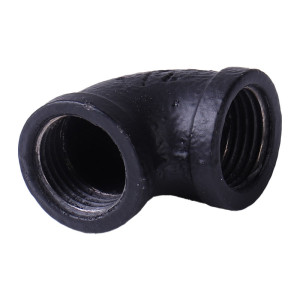 Соединитель Г-образный для труб , 35x35x28 мм, черный LJPS0627 Public Steel Россия