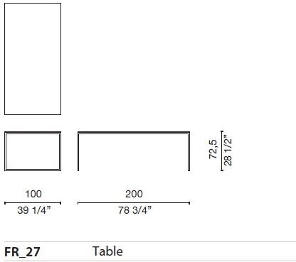 Cappellini Стол с металлической трубкой Fronzoni ’64 sun-id-1416200 - Вид №7