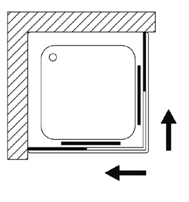 B6823ULUST America Сollection душевая зона  Samo 41248 - Вид №2