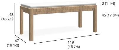 RODA Садовая скамейка из тика Network sun-id-1488323 - Вид №8