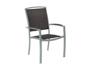 60.00.0350 Кресло Manhattan алюминий серебристый / черный / серый камень Mbm