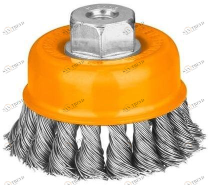 INGCO ITALIA Чашечная щетка со скрученными пучками sun-id-1410855