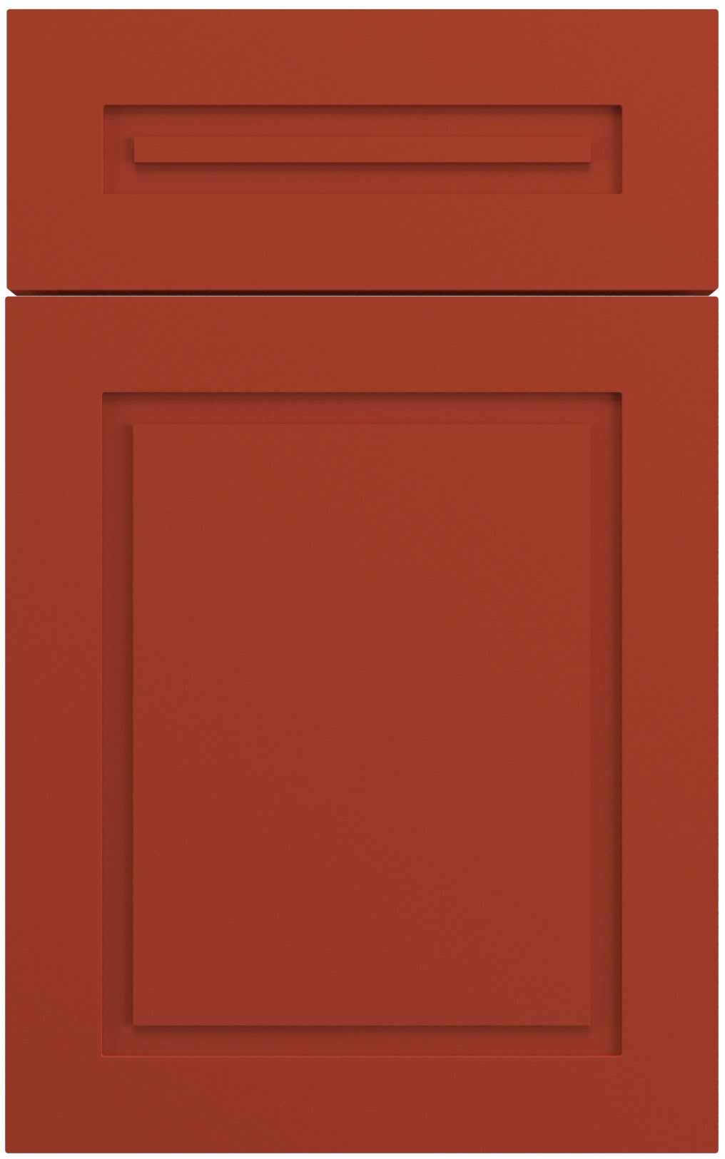 Фасады для кухни Модерн Фрезеровка «Ла Дефанс» 502 Берлинский красный SIDAK SIST3635-9855