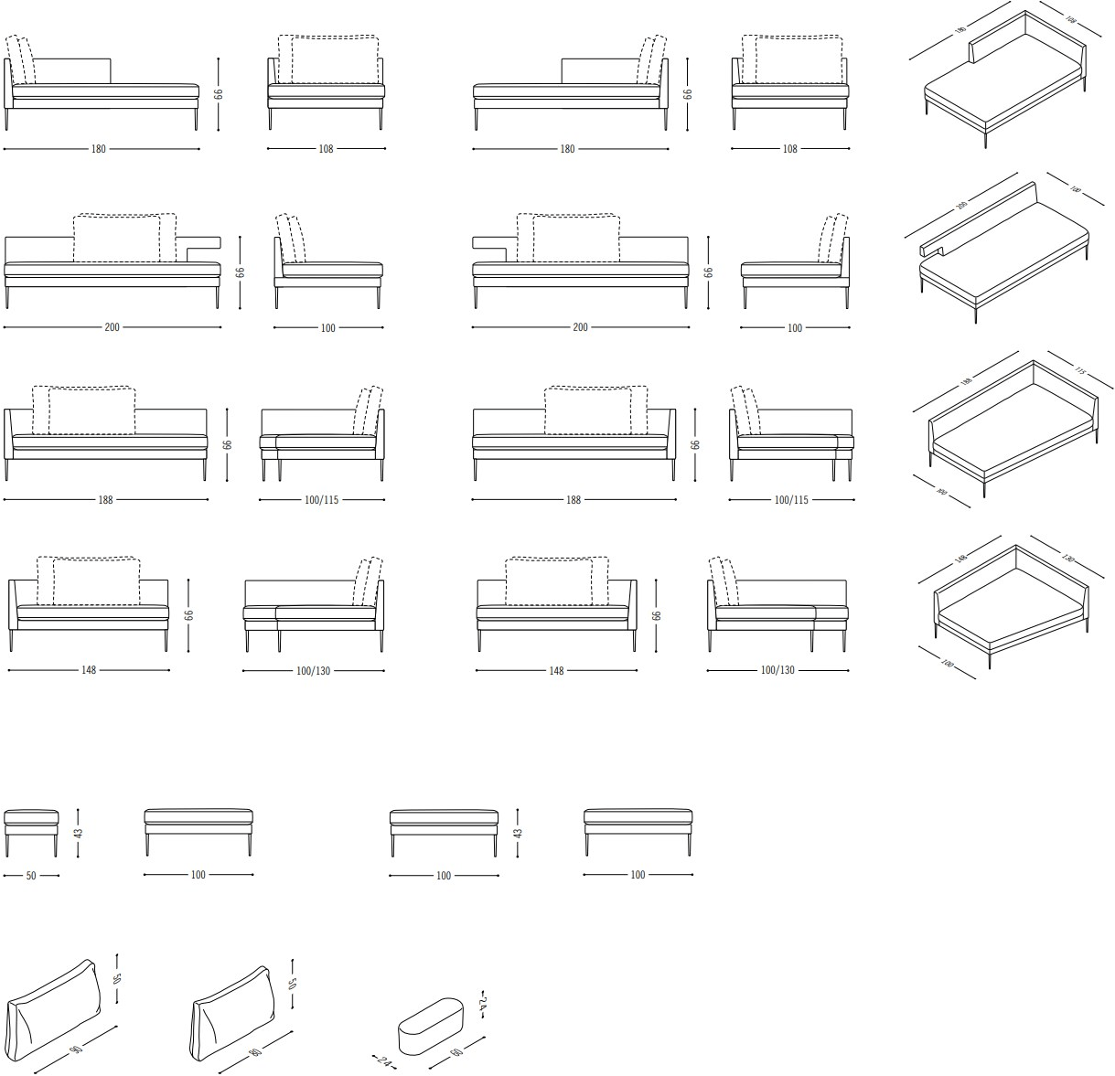 COR Диван из ткани Pilotis sun-id-1488074 - Вид №11
