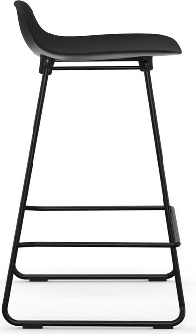 603226 Барный стул 65 см Stacking Steel Black Normann Copenhagen Form - Вид №2