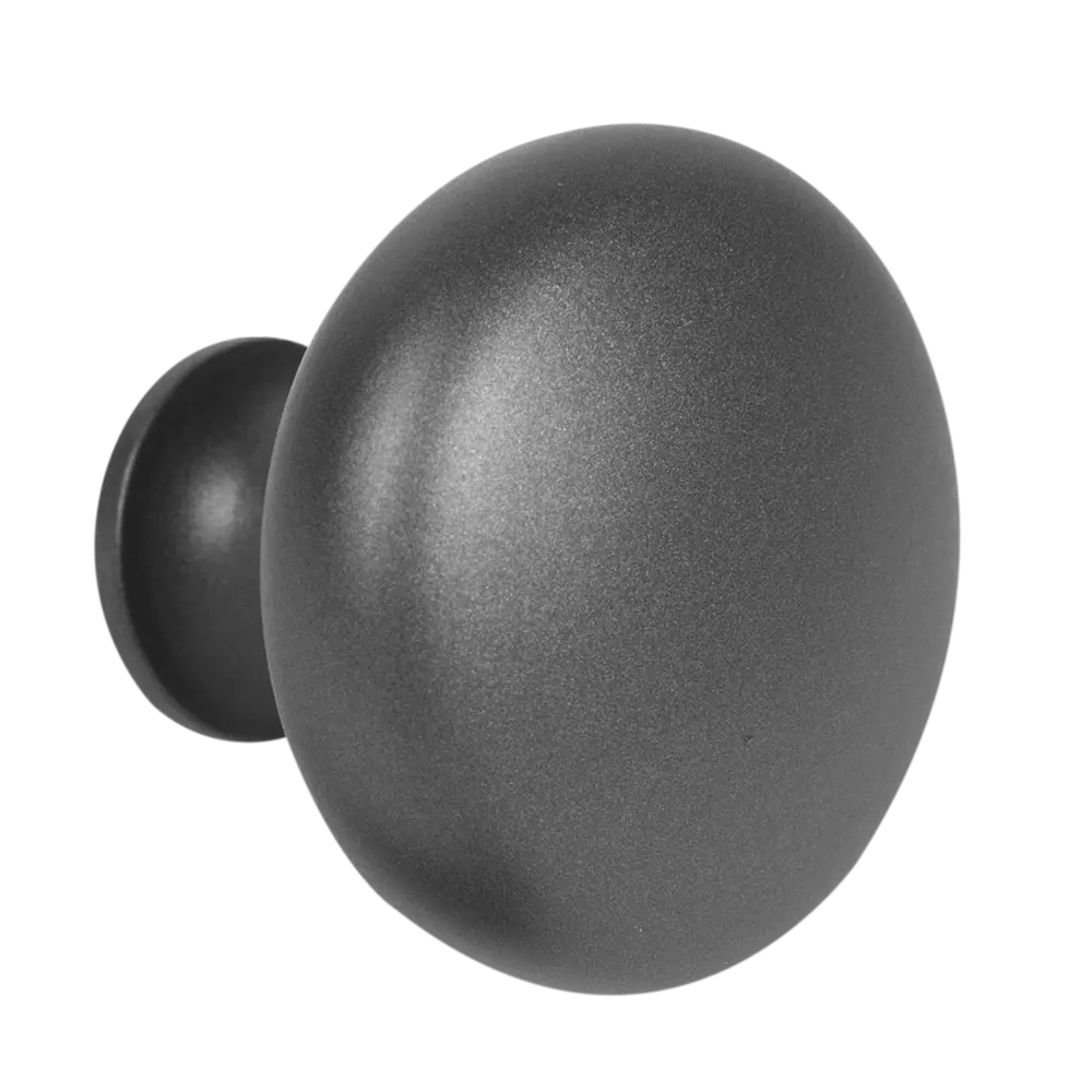Мебельная ручка-кнопка 251 28x30 мм, цвет графит 86858546 STLM-2203506 Jet 