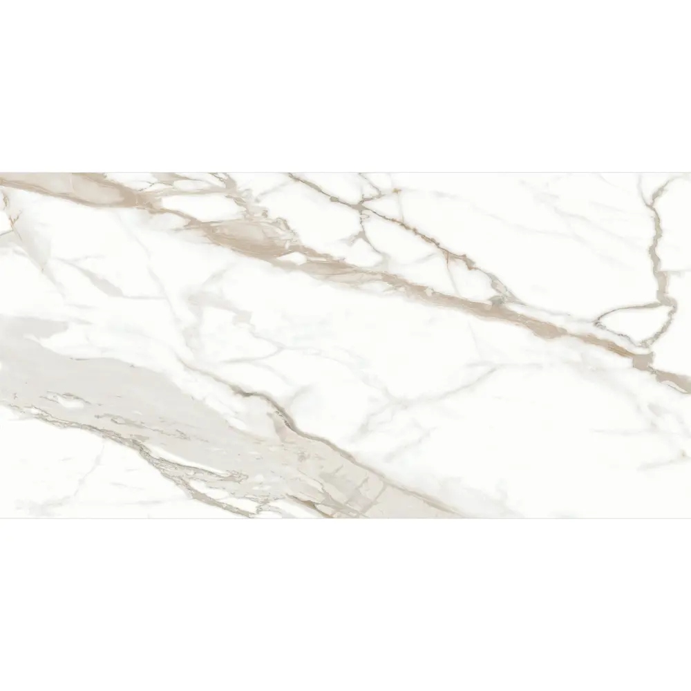 Глазурованный керамогранит Alma Ceramica Calacatta Gold 04 60x120 см 1.44 м² матовый цвет белый 89458840 STLM-2162910 - Вид №1