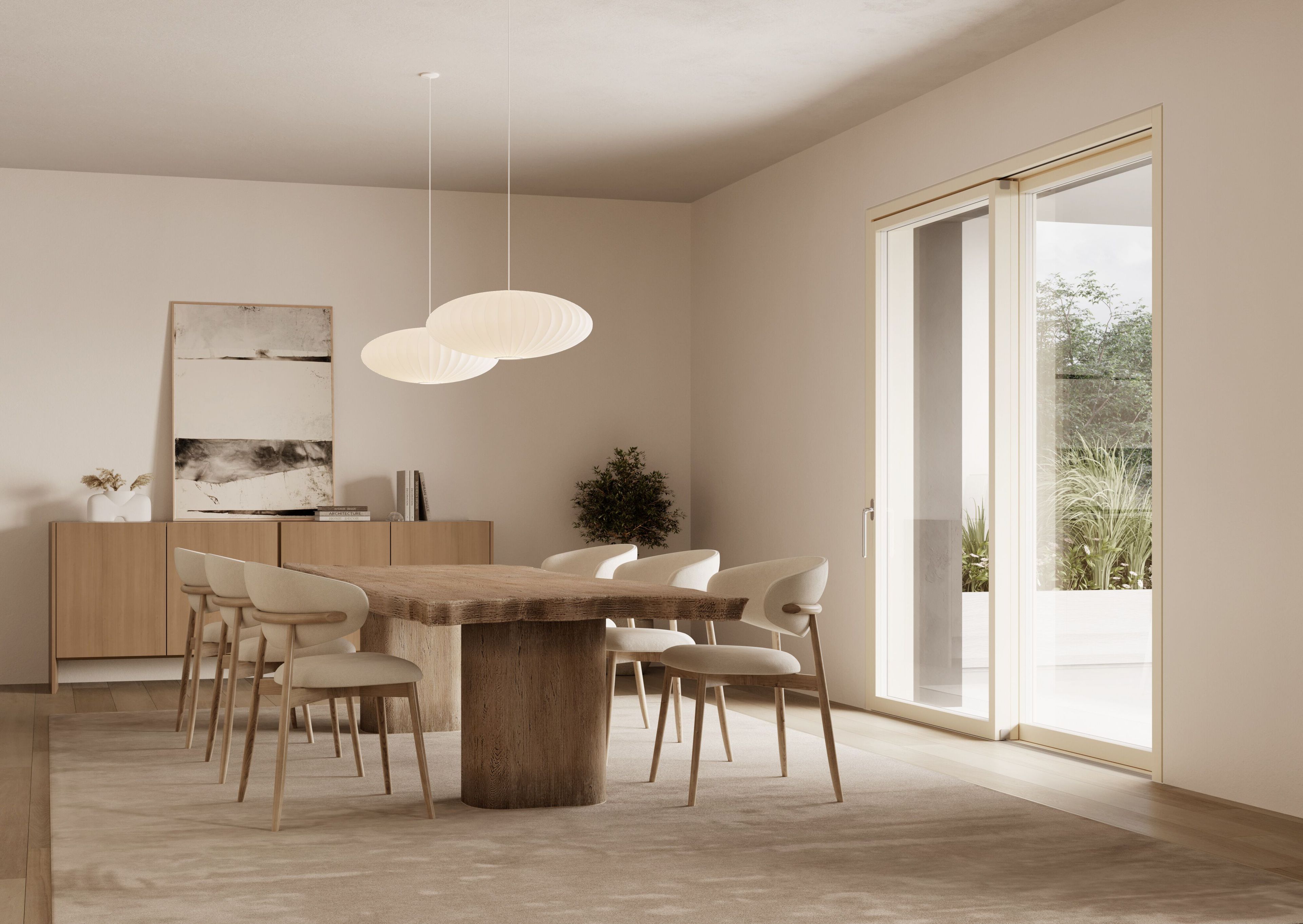 Минимальное деревянное окно Impronta X-TRIM ARCH-00038399 - Вид №5