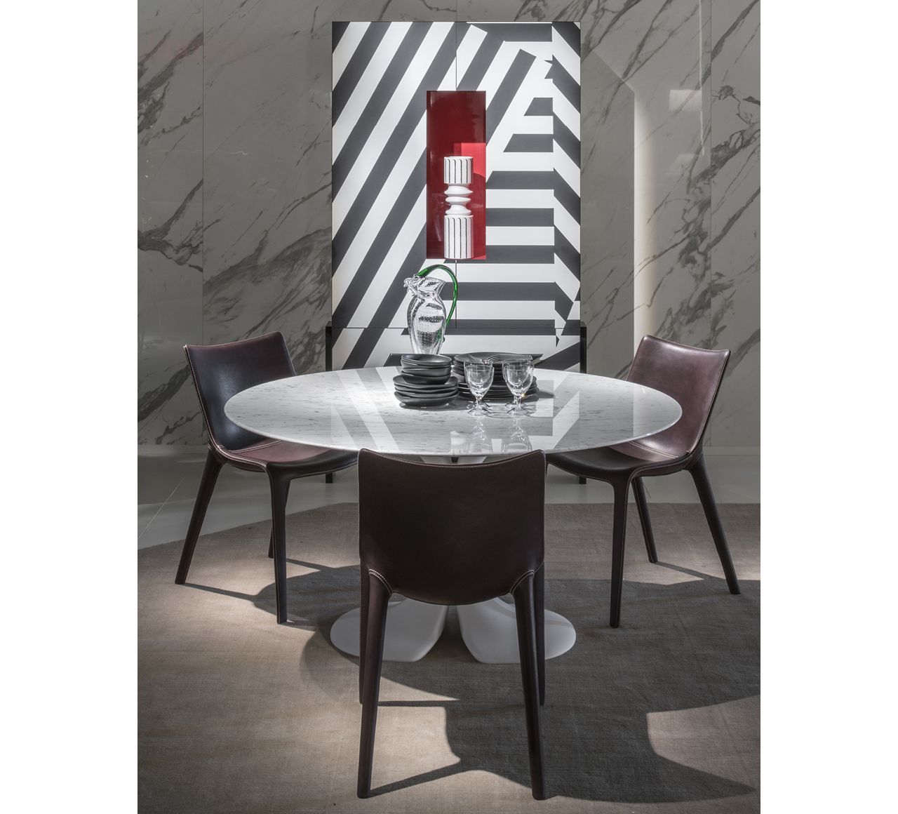 Кожаный стул Driade LOU EAT ARCH-00144451 - Вид №1