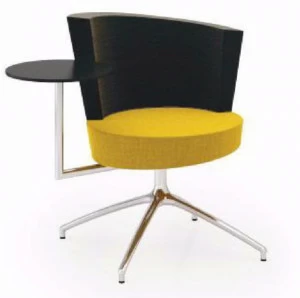 TALIN Мягкое кресло из ткани с 4 спицами и подлокотниками Elipse