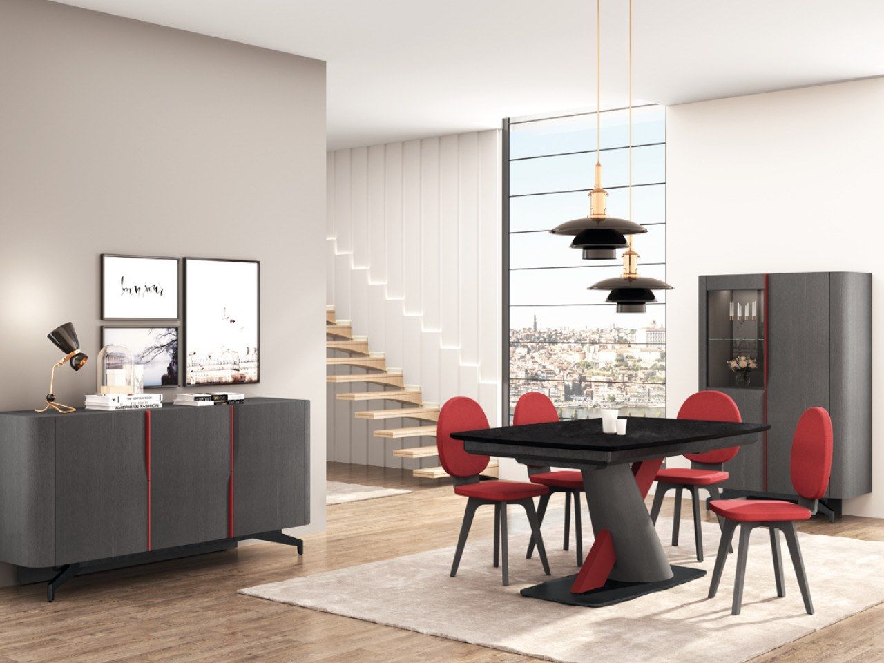 Прямоугольный обеденный стол animovel Wind ARCH-00021899 - Вид №1