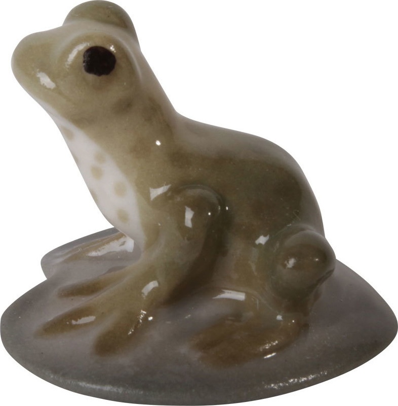 89170 Императорский фарфоровый завод Скульптура "Лягушонок" Фарфор твердый 