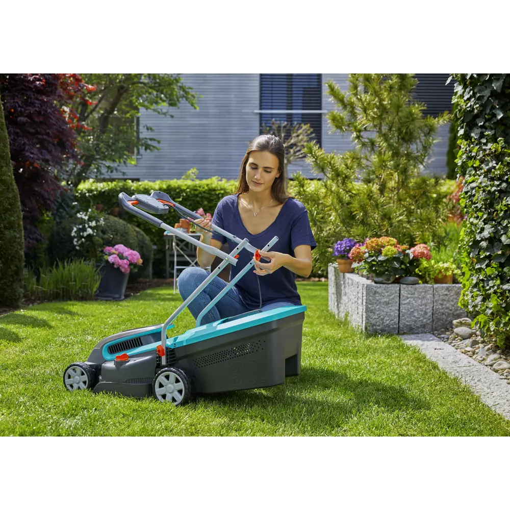 Газонокосилка аккумуляторная Gardena 32/36 P4A 18 В 32 см АКБ и ЗУ не входит в комплект STLM-2121839 - Вид №7