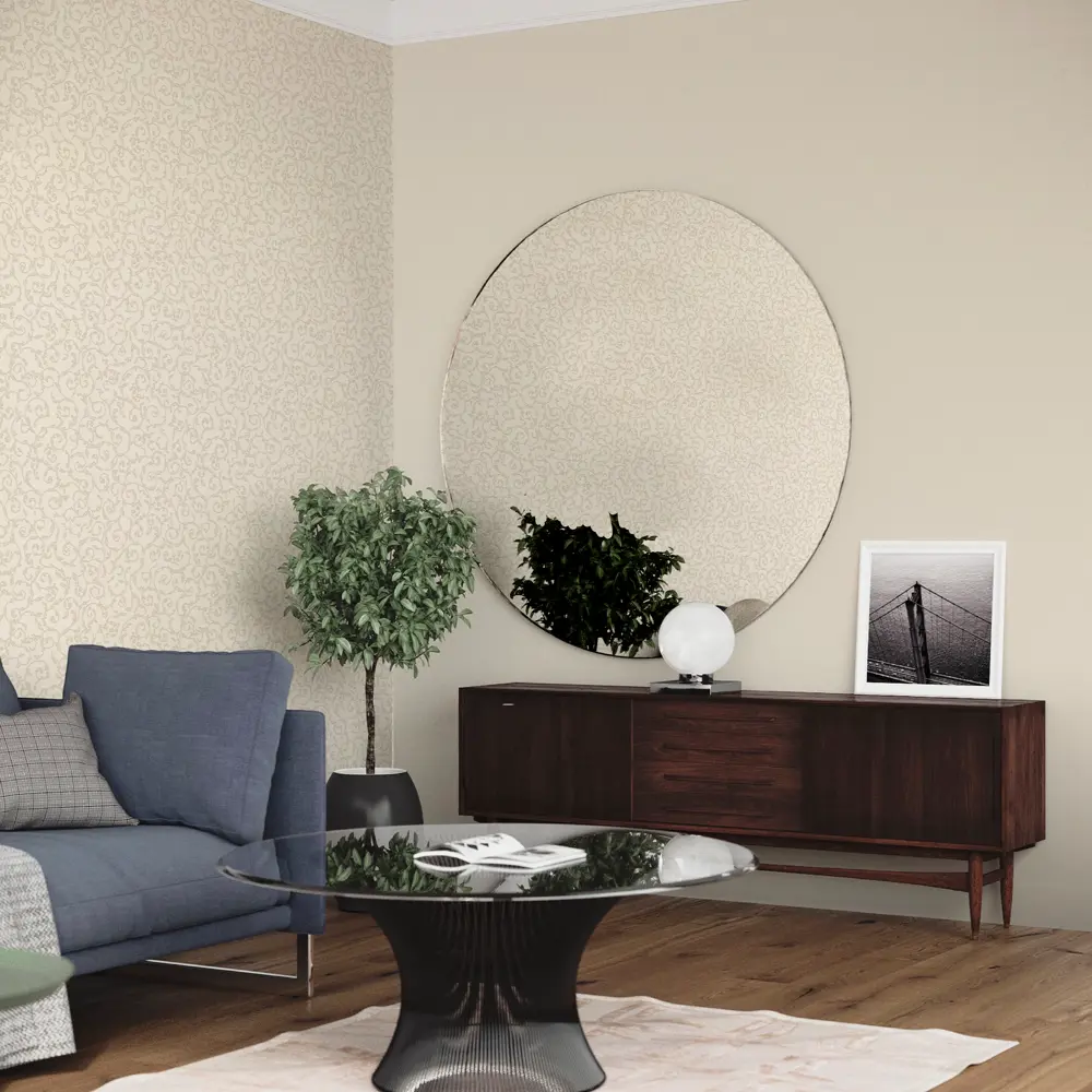Обои флизелиновые Euro Decor Chloe бежевые 1.06 м 6008-01 83684888 STLM-2168196 - Вид №3