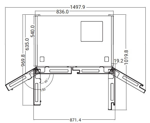 9069186 Холодильник Side by Side   Nordfrost RFS 480D NFW белый STDN-0084523 - Вид №12