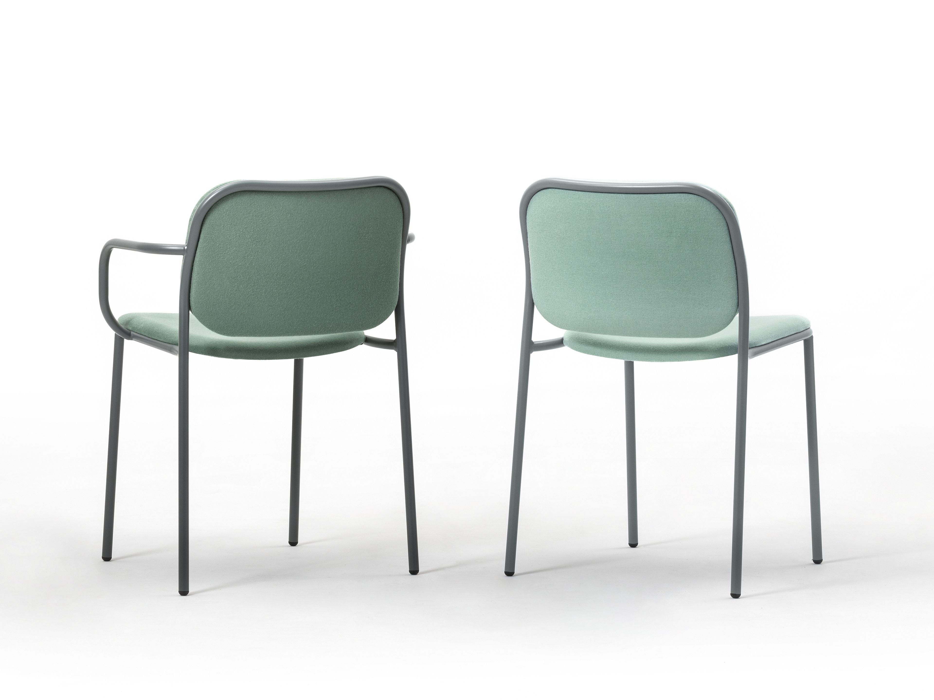 Мягкий тканевый стул с подлокотниками TrabA' Metis ARCH-00002515 - Вид №1