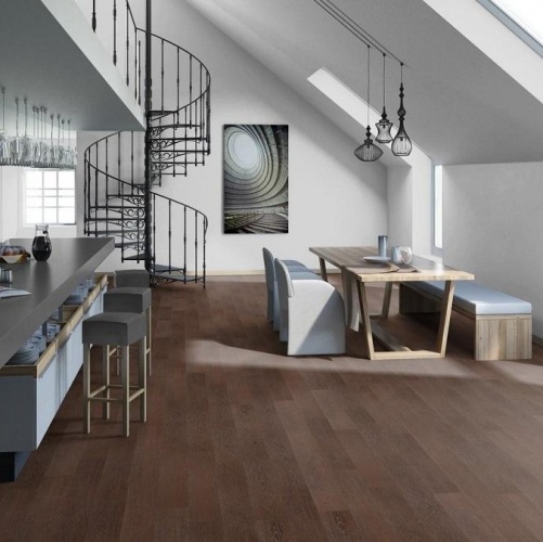 Виниловый ламинат Tarkett New Age Elysium Дуб с брашью (Текстурированная) 914,4х152,4/101,6 мм 1000901197 - Вид №1