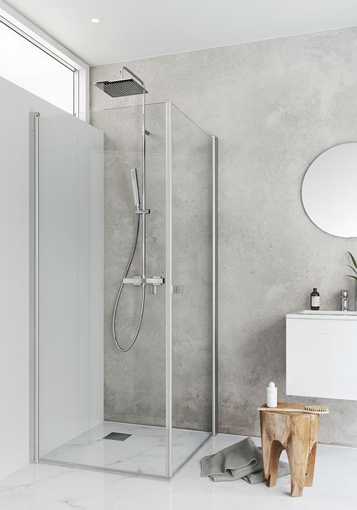 1450430 Igloo Pro Corner Двойное Прозрачное Стекло 70X70 Hafa Прозрачный 