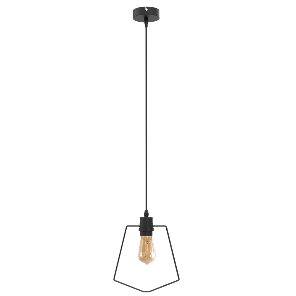 Светильник подвесной Alys TL1250H1-01BL, 1 лампа, 6 м², цвет чёрный Toplight STLM-2154403