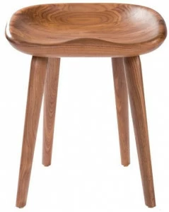 BassamFellows Низкий табурет из массива дерева Tractor Cb-21