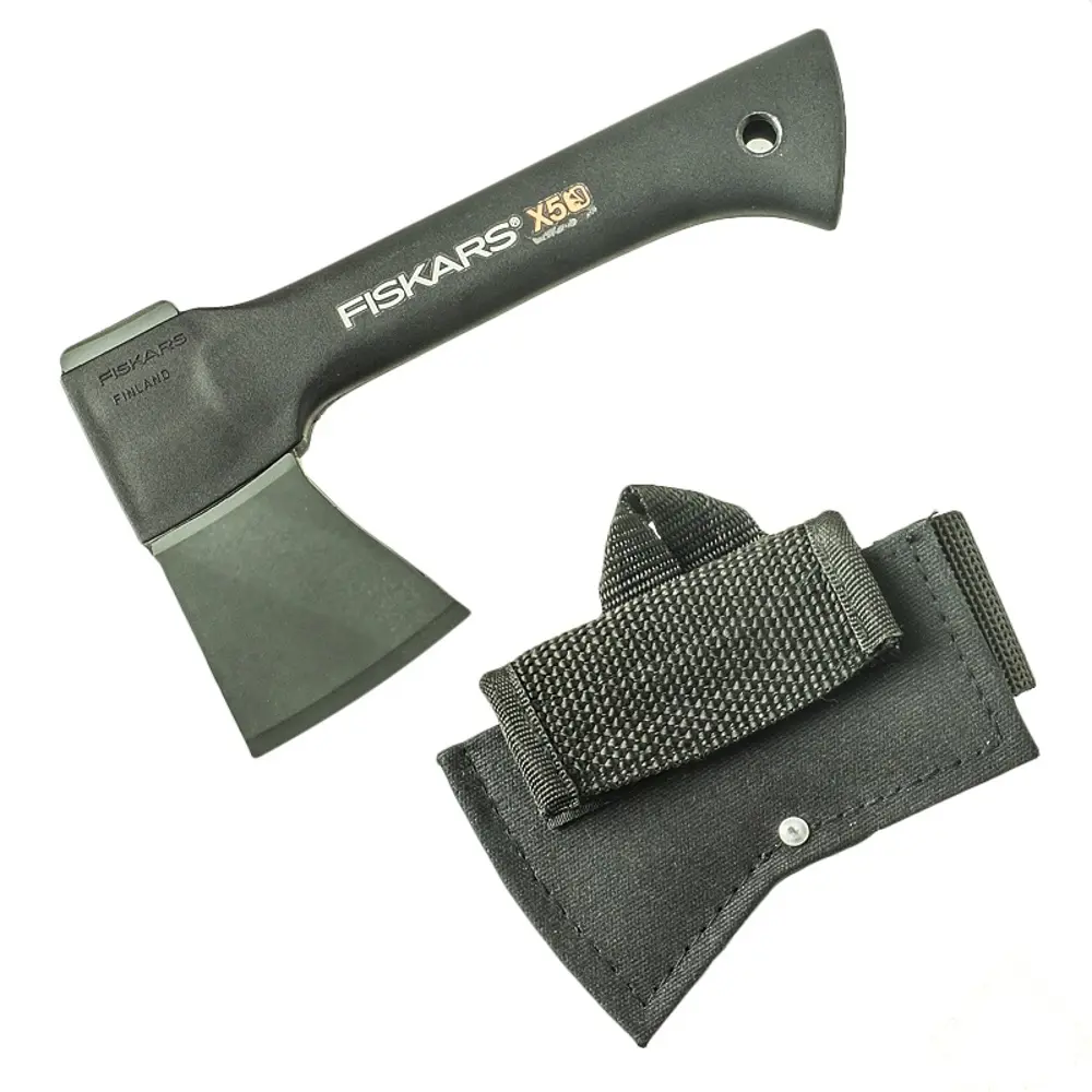 Топор туристический Fiskars  0.5 кг, пластиковая ручка, чехол на пояс STLM-2134137