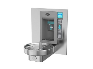 Бесконтактный диспенсер для воды с питьевым фонтаном