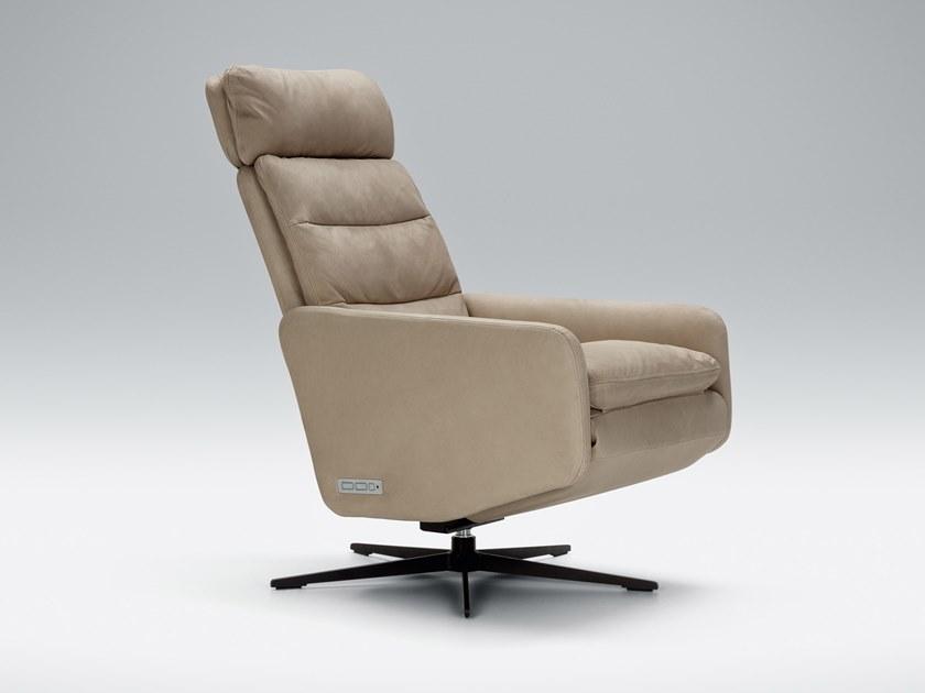 Sits Откидывающееся кожаное кресло с 5 спицами и подлокотниками sun-id-1455052 - Вид №6