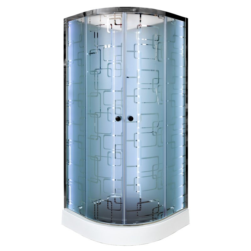 ЕМ4511 R N LED Душевая кабина DETO Серия EM ЕМ1510 N LED - Вид №32