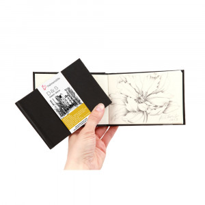 10628293 Блокнот для эскизов «D&S» жесткая обложка 140 г/м2 А5 16 х 21.5 см твердый переплет 80 л. Hahnemuhle