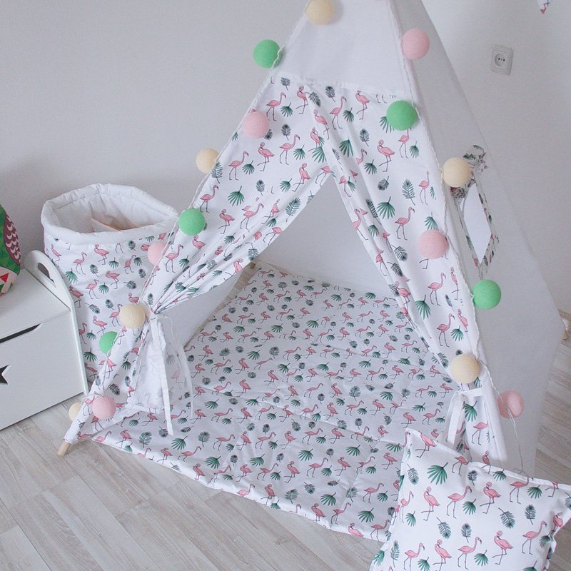 Игровой коврик стеганый Flamingo VAMVIGVAM FLAMINGO 281570 Белый;розовый Santreyd  - Вид №3