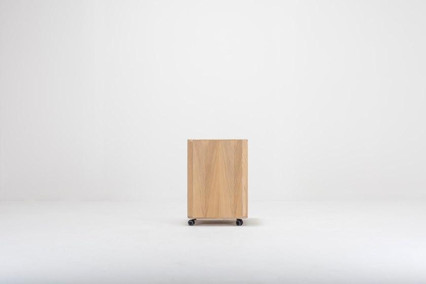 Gazzda Офисный комод из дуба на колесиках Ena 07c - Вид №2