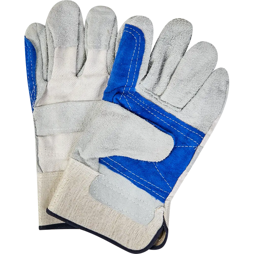 Рабочие перчатки DELTA PLUS из натуральной кожи для строительства и монтажа 87112396 STLM-0073390