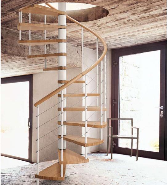 Fontanot Винтовая лестница из стали и дерева Genius sun-id-1409396 - Вид №1