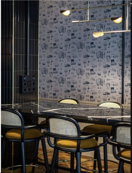 Высокий деревянный стул с мягким сиденьем Mambo Unlimited Ideas ARCH-00038897 - Вид №3