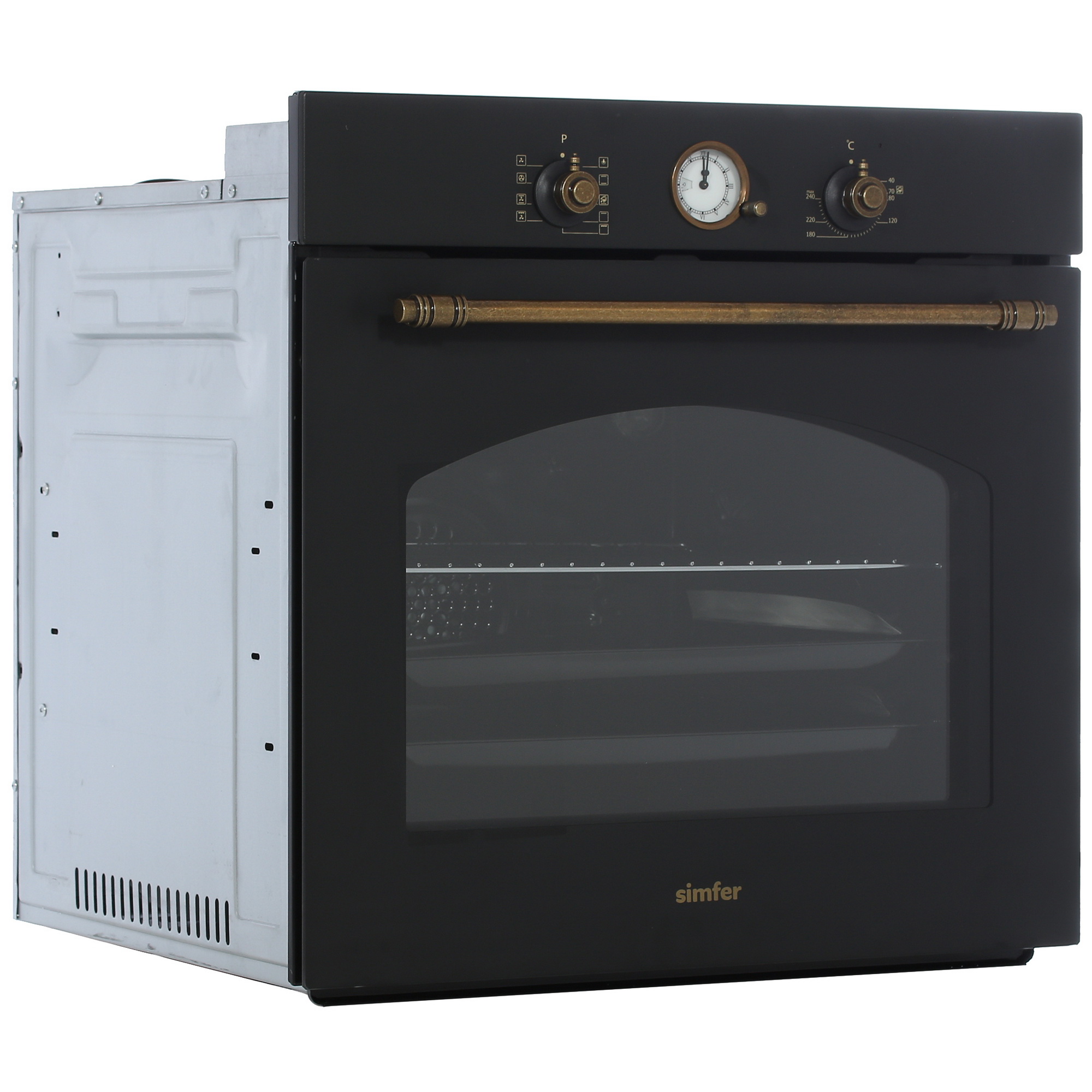 1197562 Электрический духовой шкаф Simfer B6EL77017 черный STDN-0034274 - Вид №1