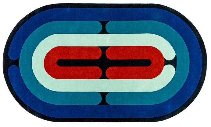 Diacasan Edition Овальный коврик ручной работы из шерсти Christian signorel sun-id-1369522 - Вид №10