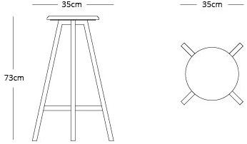 Liqui Contracts Барный стул с подставкой для ног Studio sun-id-1401662 - Вид №8