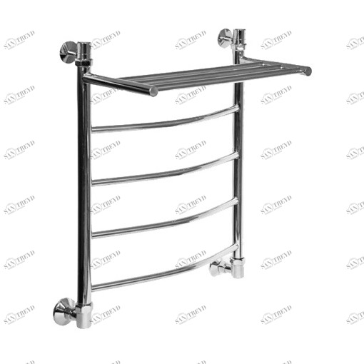 Полотенцесушитель водяной Aquanet Моника ЛД ВП 600x400, с верхней полкой 00184172