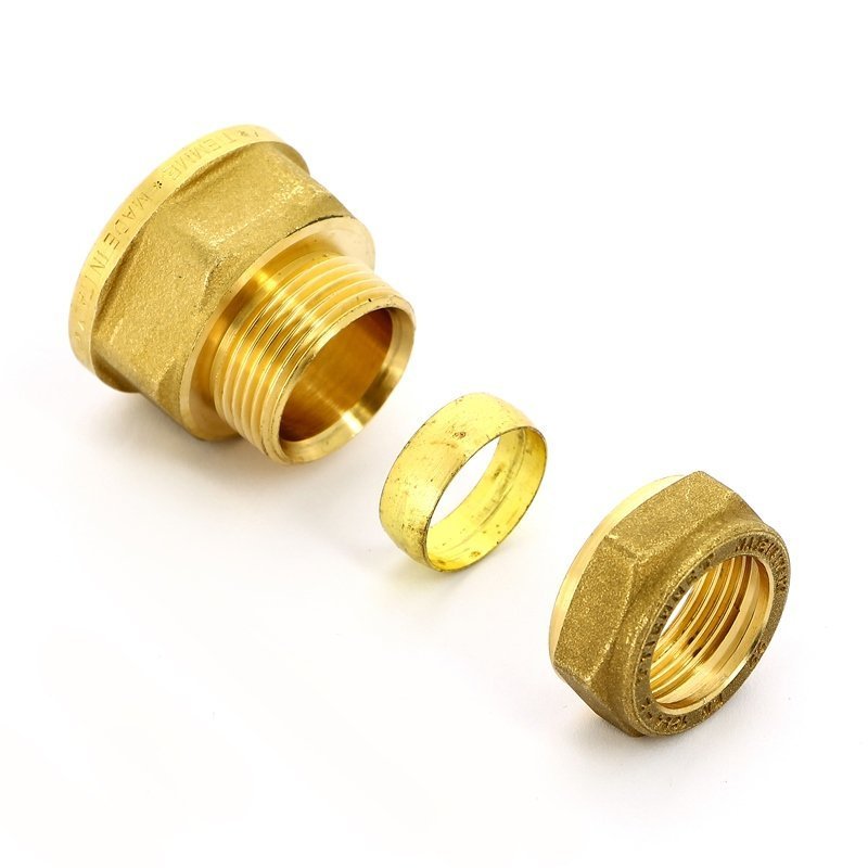 Муфта ВР 18 x 1/2" обжим TIEMME 1100024 - Вид №2