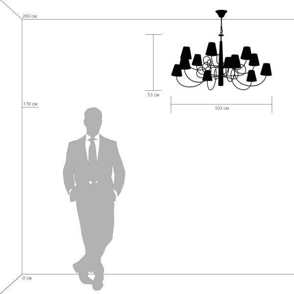 Подвесная люстра Lightstar Vortico 814337 LIGHTSTAR ДИЗАЙНЕРСКИЕ, VORTICO 075262 Белый  - Вид №1