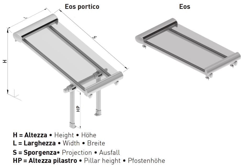 Пергола с раздвижной крышкой Gaviota EOS ARCH-00139495 - Вид №2
