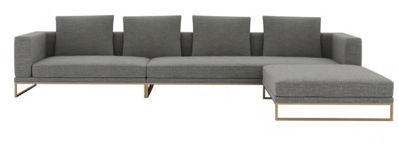 HC28 Cosmo Модульный тканевый диван Fond B11 zh - Вид №1