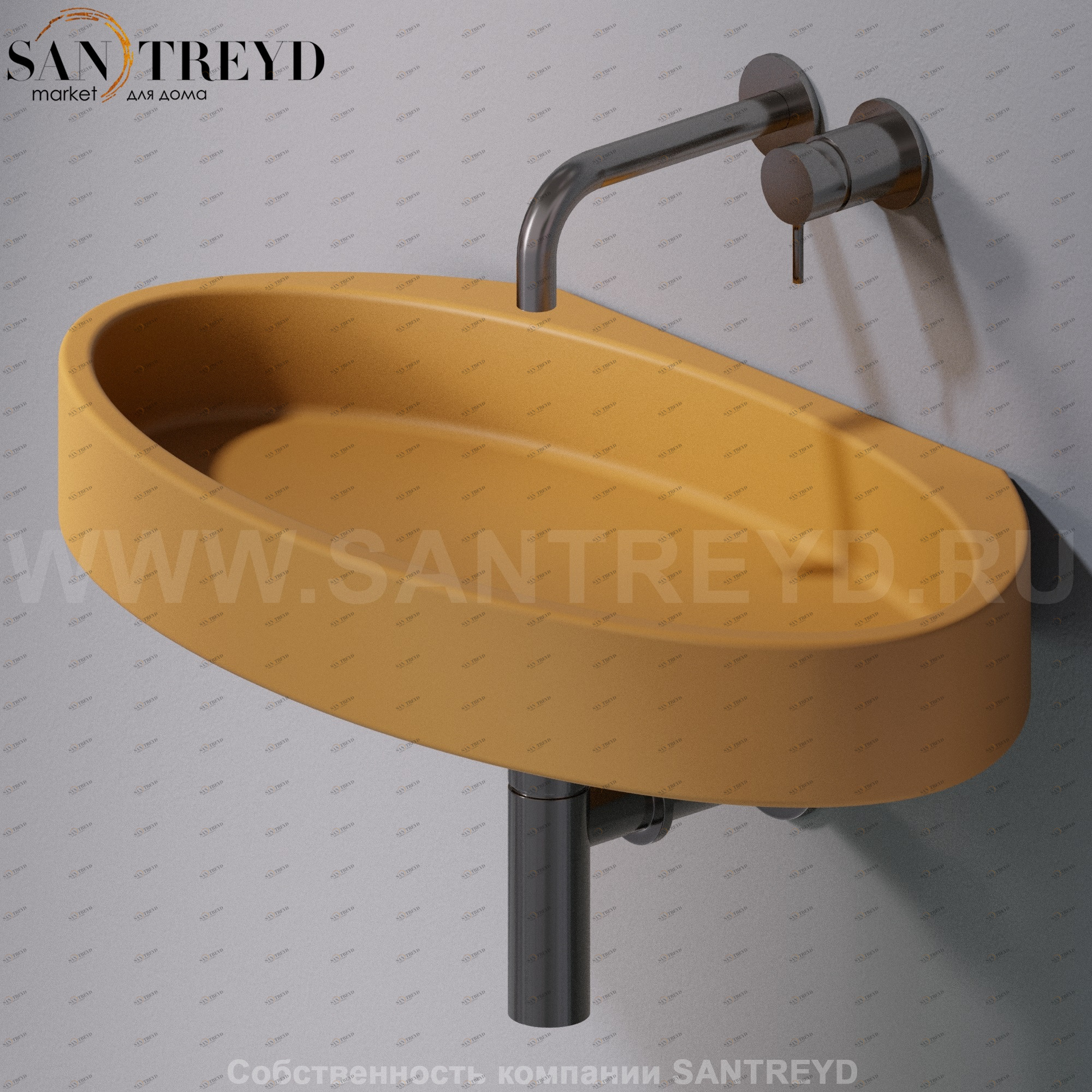 L015T1RPV4.133 Подвесная раковина настенная овальная A. e T. Italia P35 AeT ITALIA