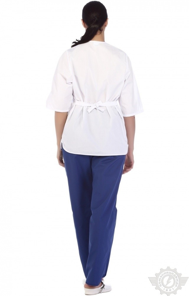 66197 Куртка "Сервис" белая  Медицинская одежда  размер 58/158-164 Спецодежда  - Вид №11