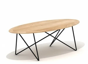 Ethnicraft Стол журнальный овальный дубовый  26686