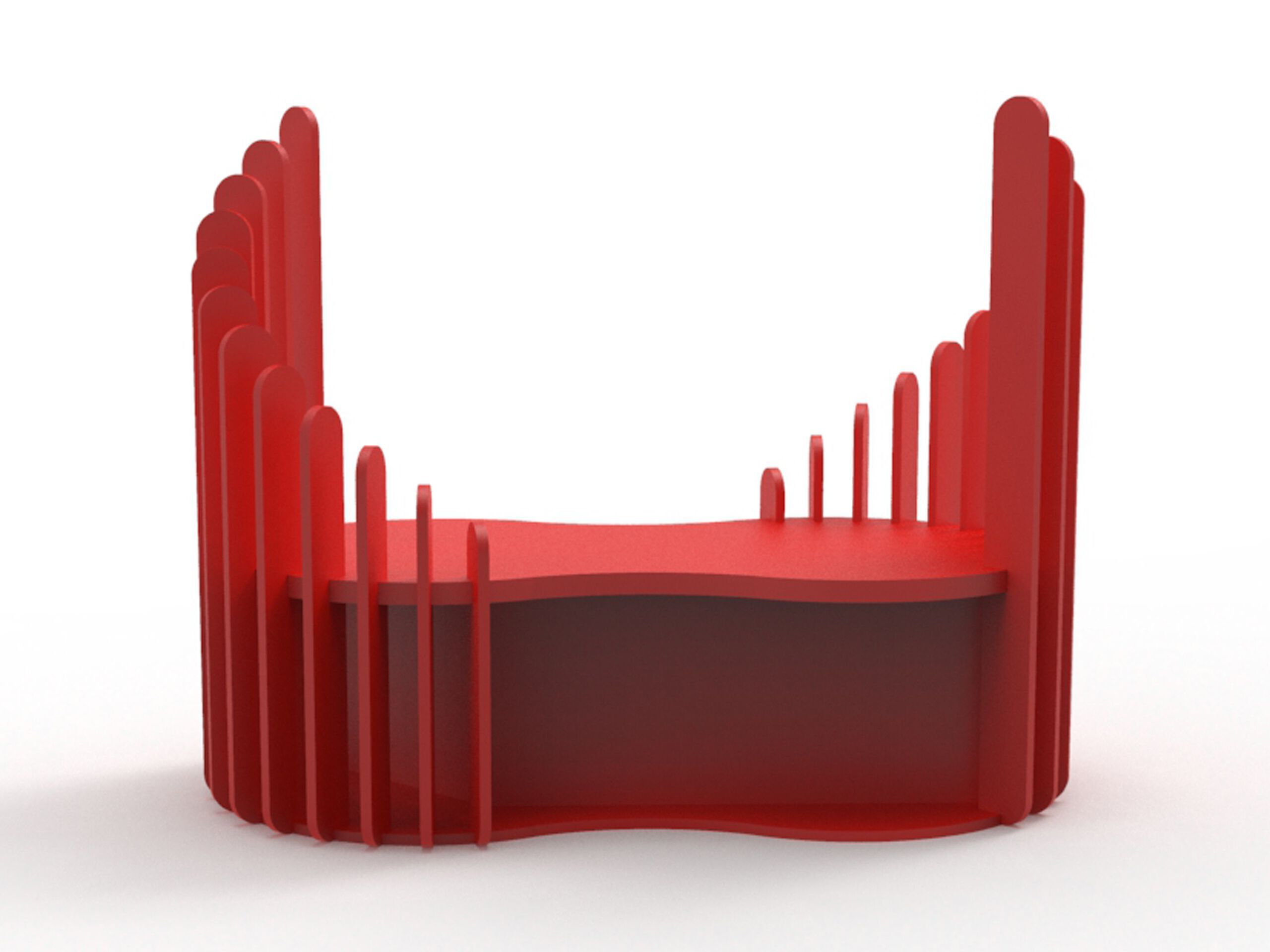 Изогнутая скамейка из полиэтилена Donye INFINITE ARCH-00030791 - Вид №4