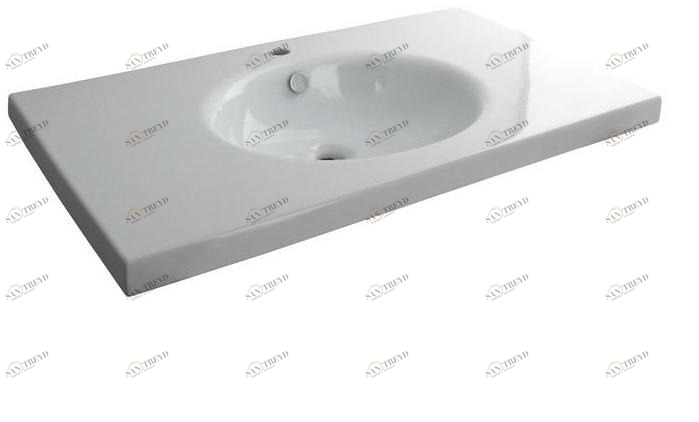 100090021 Подвесная раковина настенная овальная Noken Hotels белая