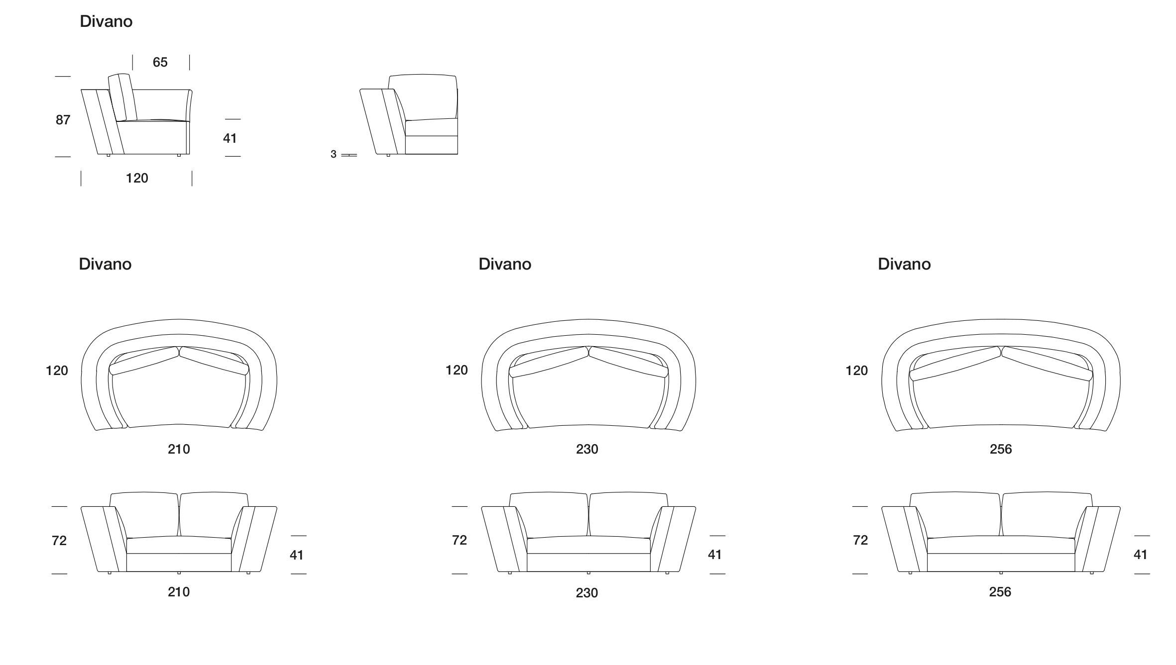 Линейный диван Former In Italia TANGO ARCH-00066415 - Вид №2