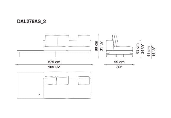 Кожаный диван B&B Italia док ARCH-00130675 - Вид №146
